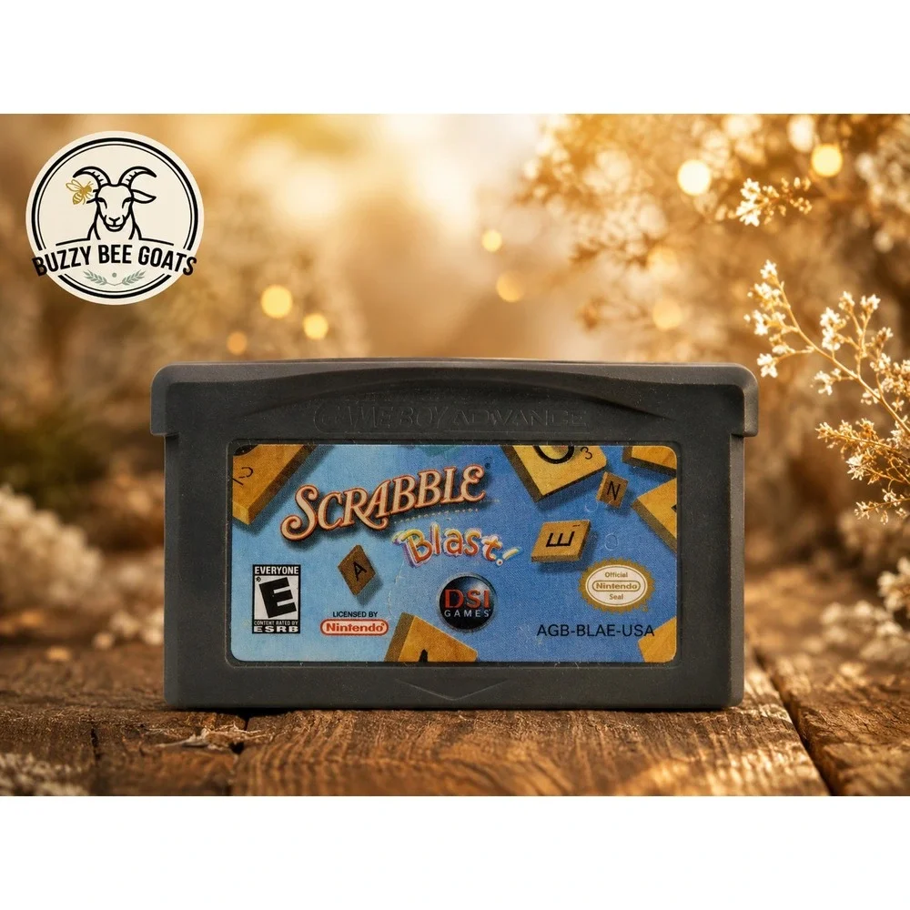 SCRABBLE BLAST NINTENDO GAME BOY ADVANCE GBA GAME CARTRIDGE AUTHENTIC